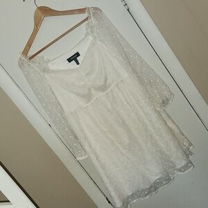 Modcloth Cream Mini Dress